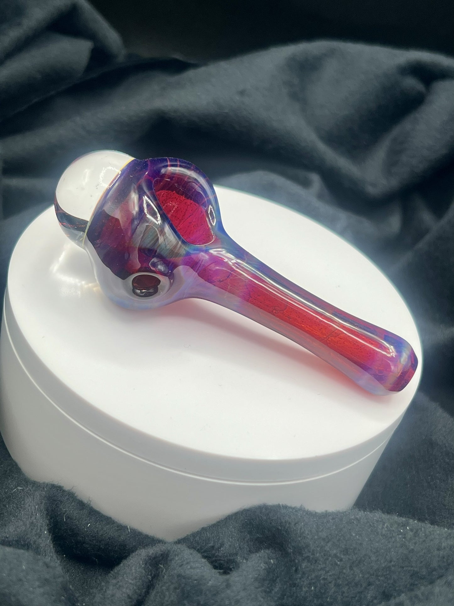 Amber Purple Galaxy Front Bowl