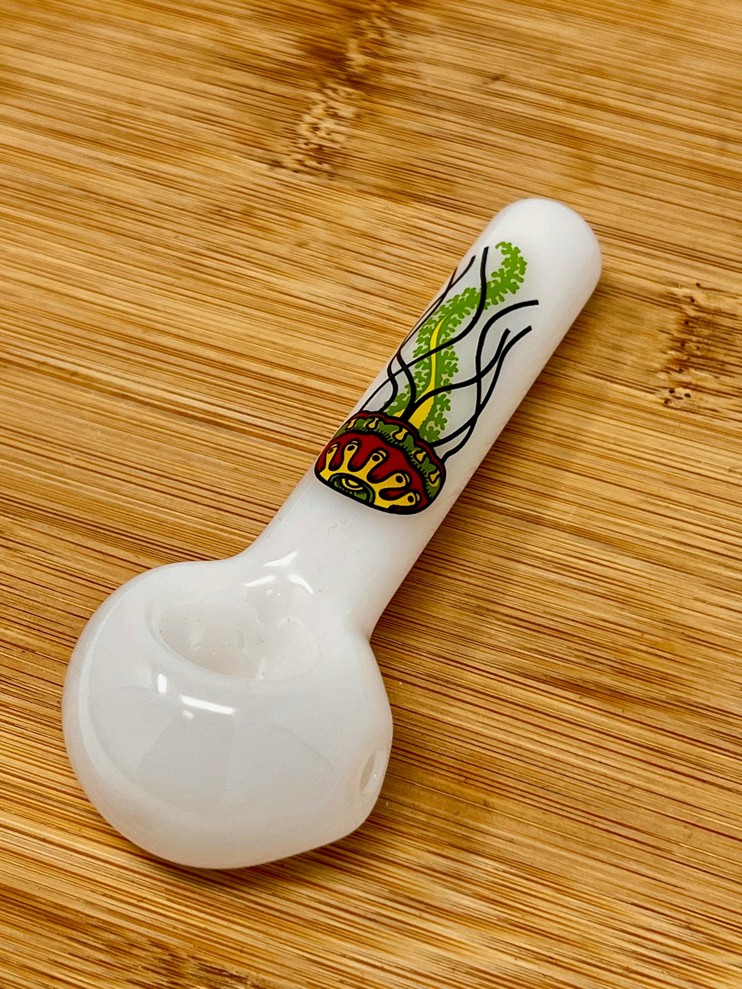 Jellyfish Glass Classic Rasta Spoon