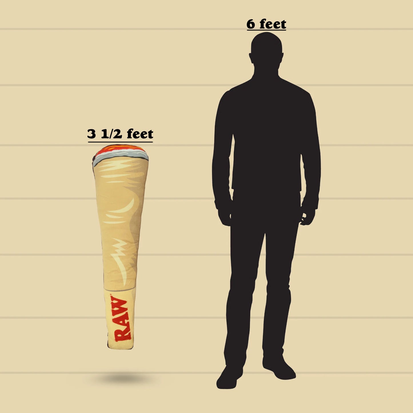 RAW Cone Novelty Pillow