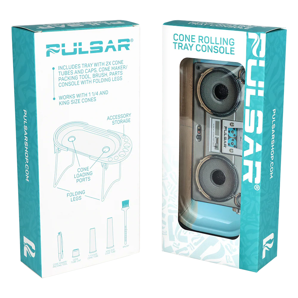 Pulsar Elevated Cone Rolling Tray Console