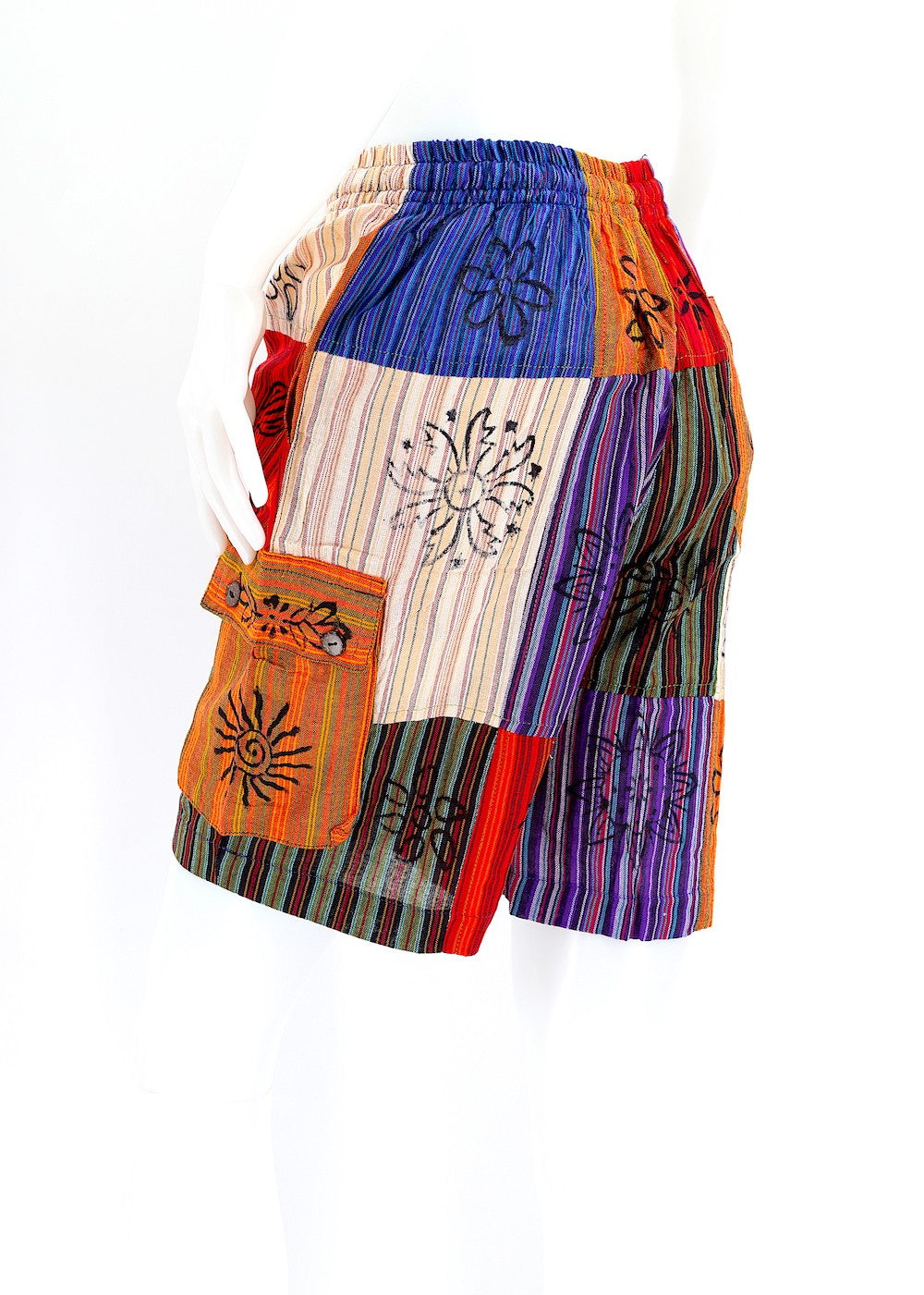 Patchwork Shorts