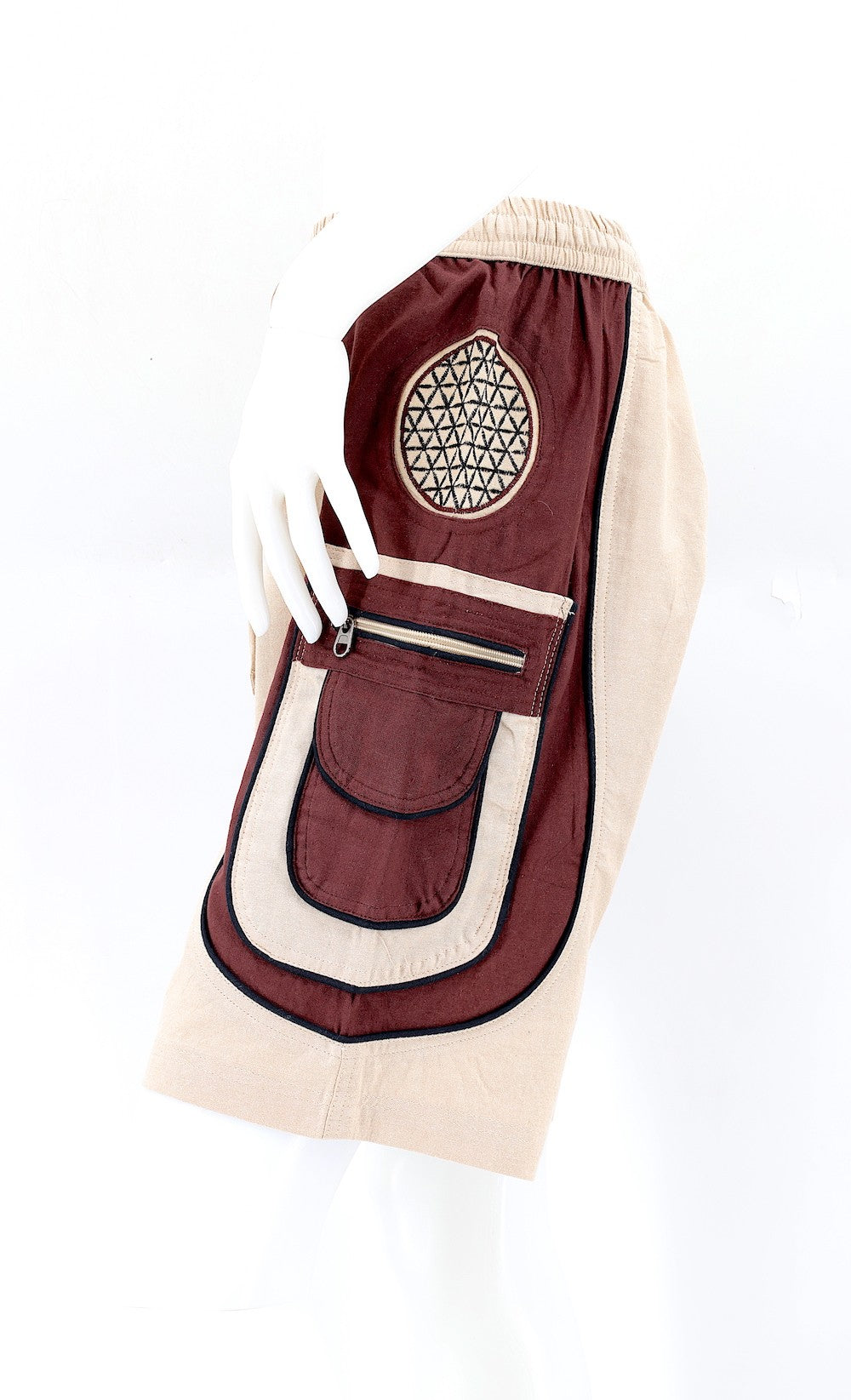 Himalaya Handmade Cotton Flower of Life Shorts