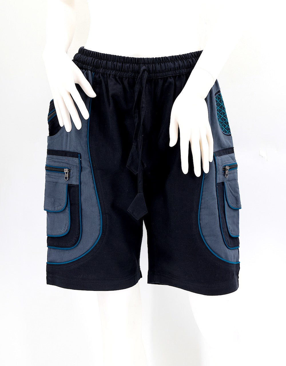 Himalaya Handmade Cotton Flower of Life Shorts