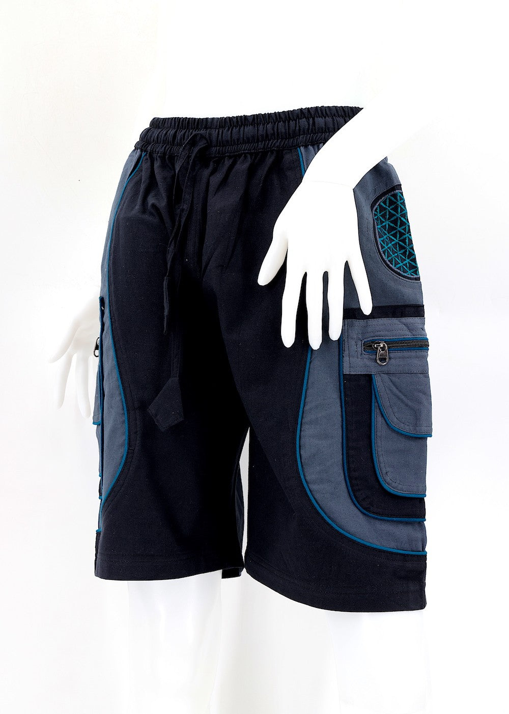 Himalaya Handmade Cotton Flower of Life Shorts