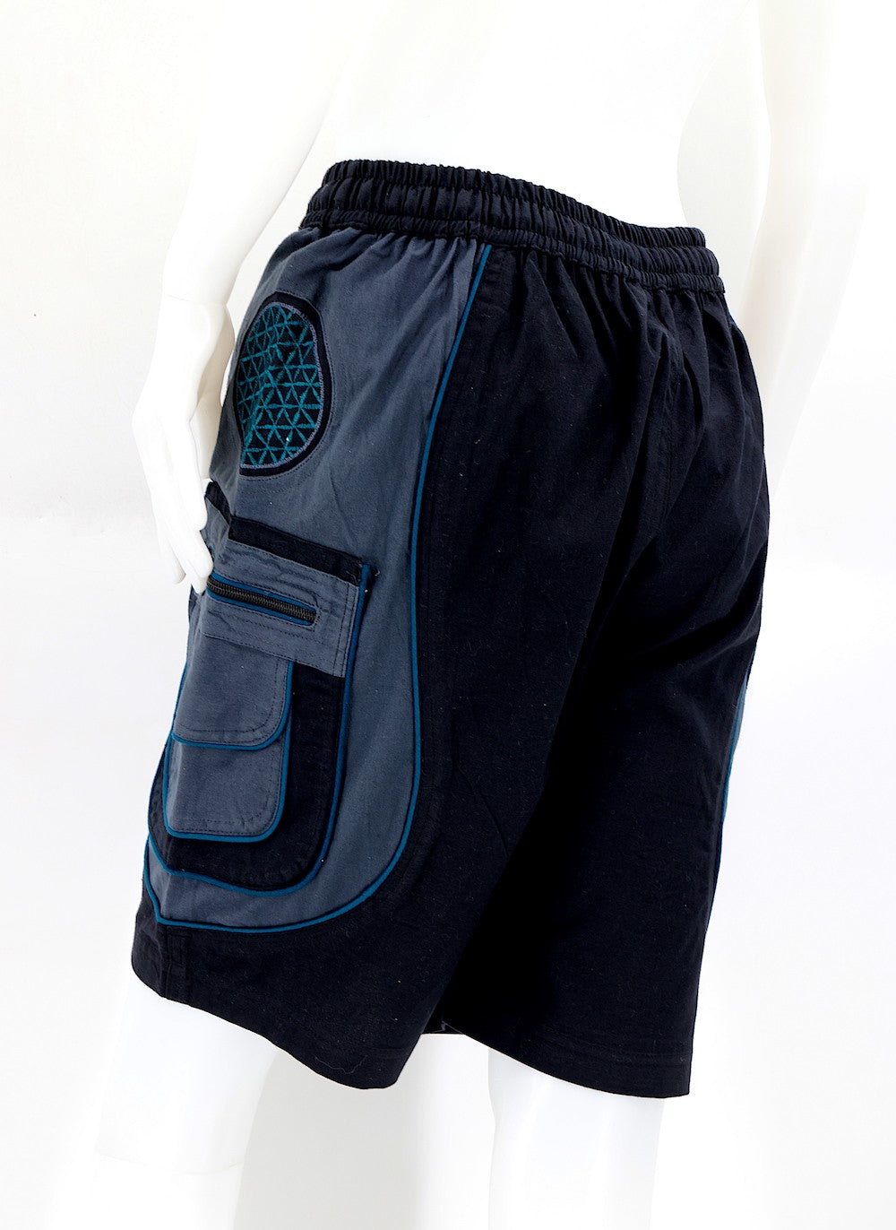 Himalaya Handmade Cotton Flower of Life Shorts