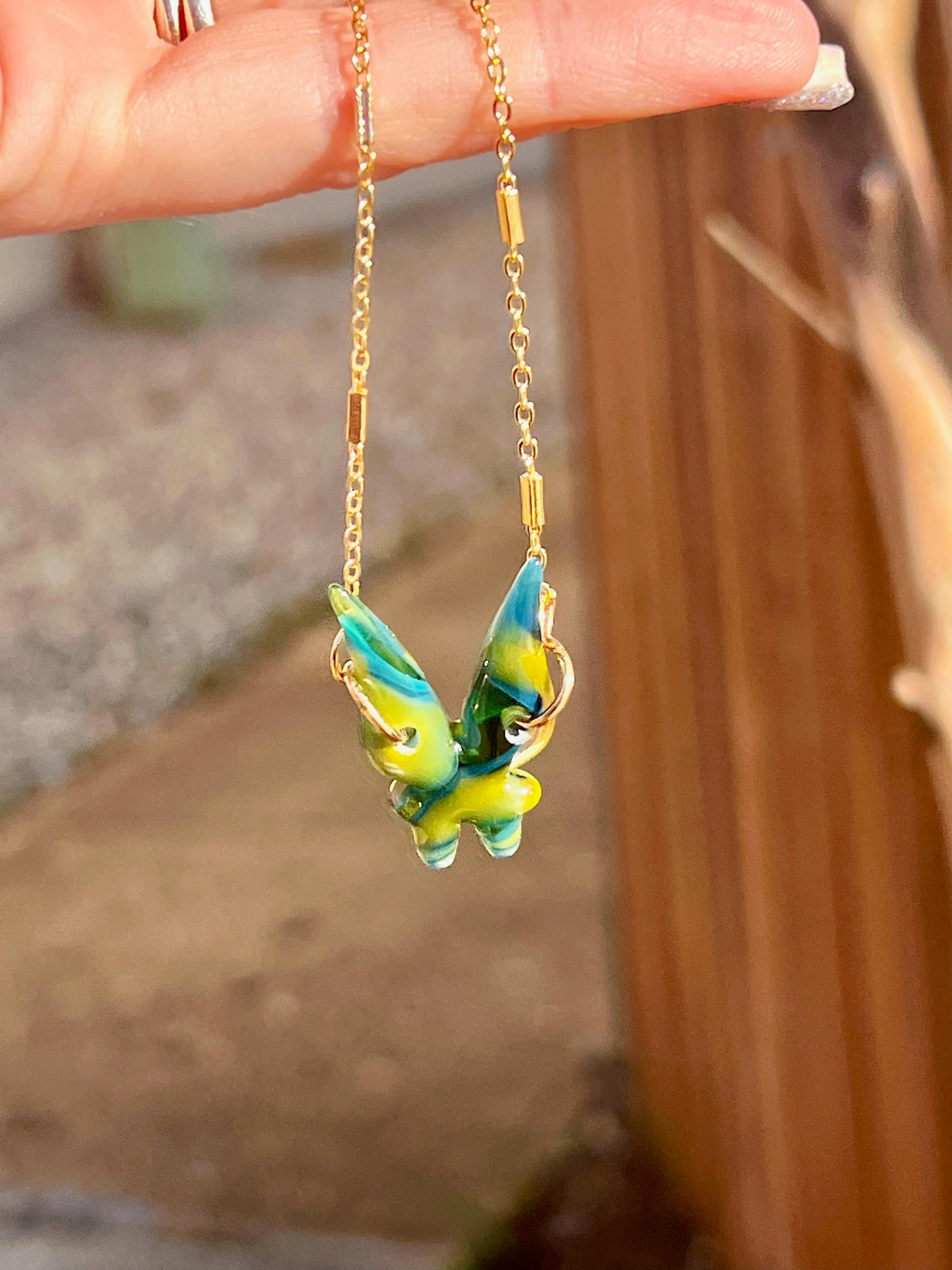 CraftedByFey Fairy Wings Pendants