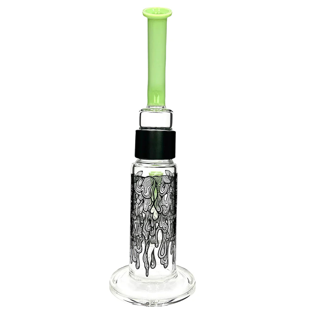 Prism Water Pipes Drippy Big Honeycomb Single Stack - Key Lime