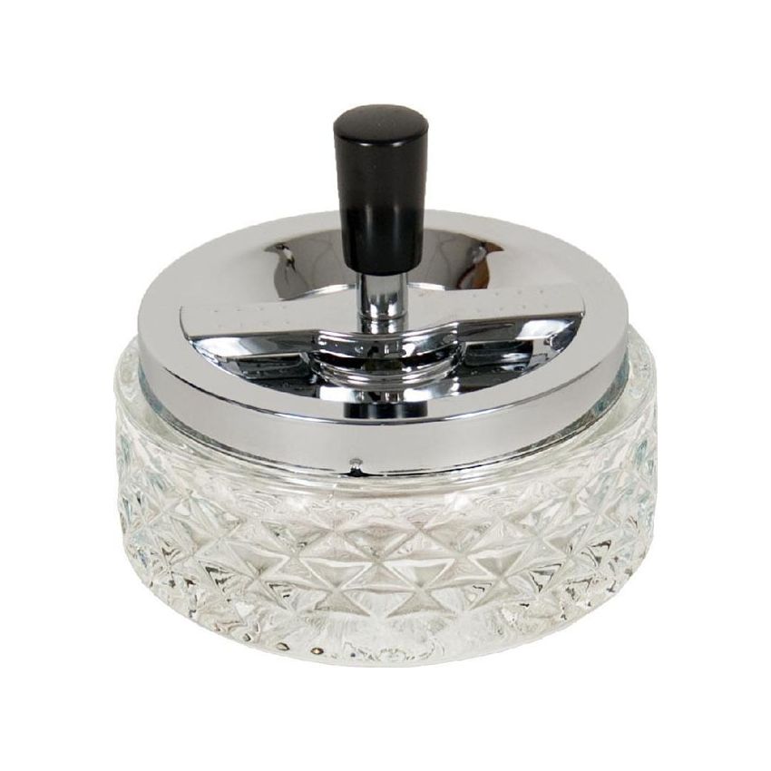 Fujima Glass Spinning Ashtray