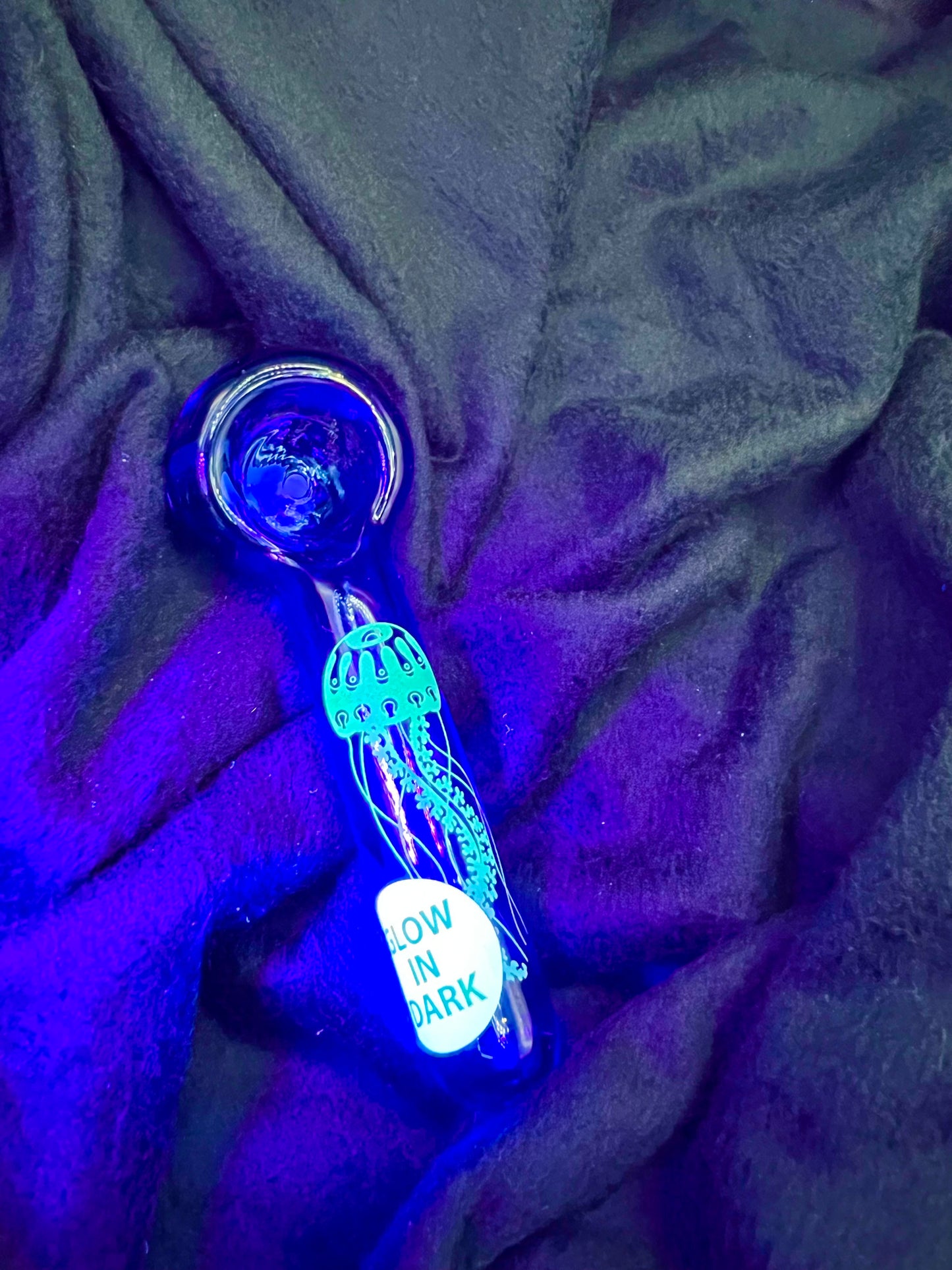 Glow in the Dark Jellyfish Spoon by Jellyfish Glass