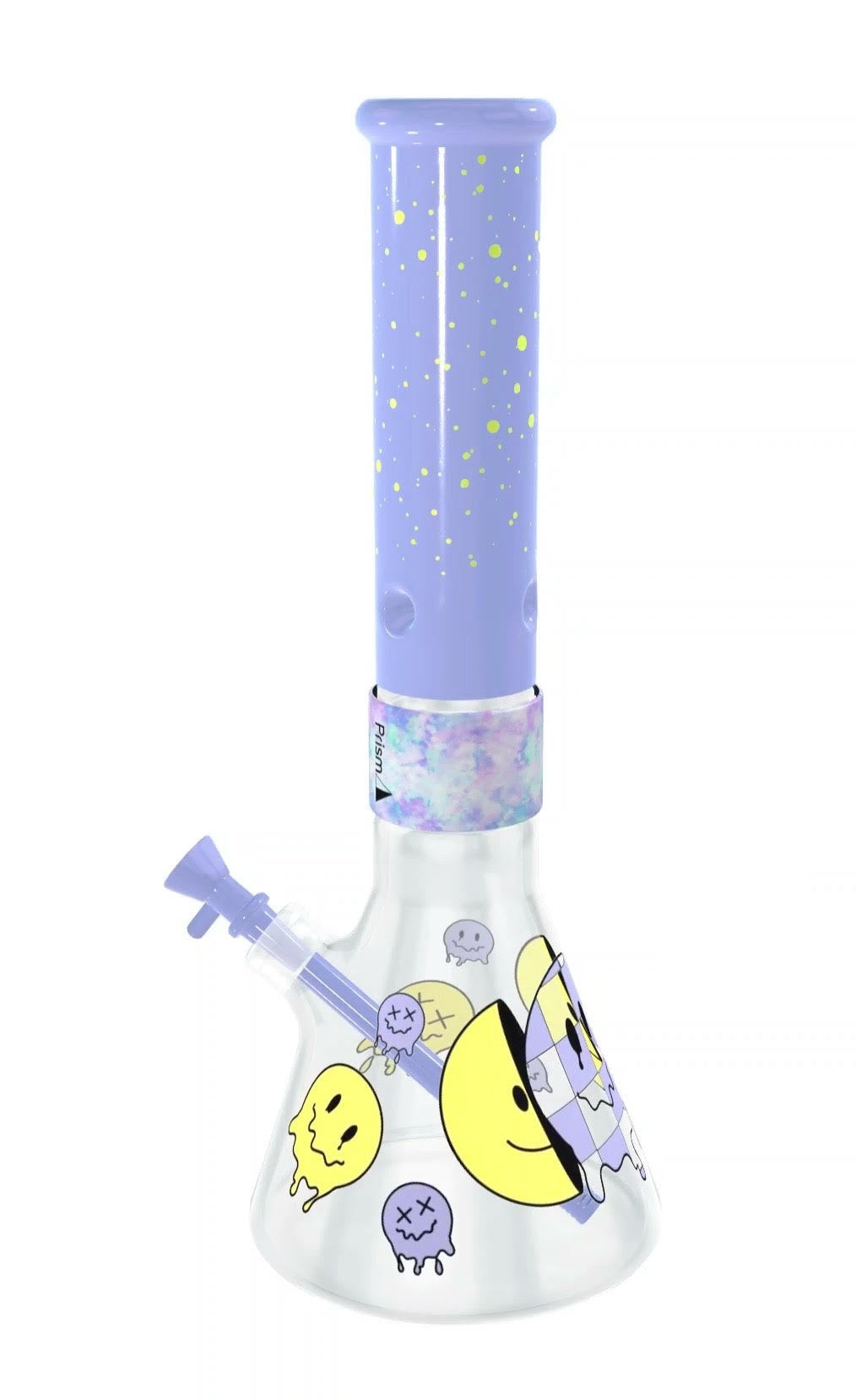 Prism Water Pipes Smile Glow Beaker Single Stack