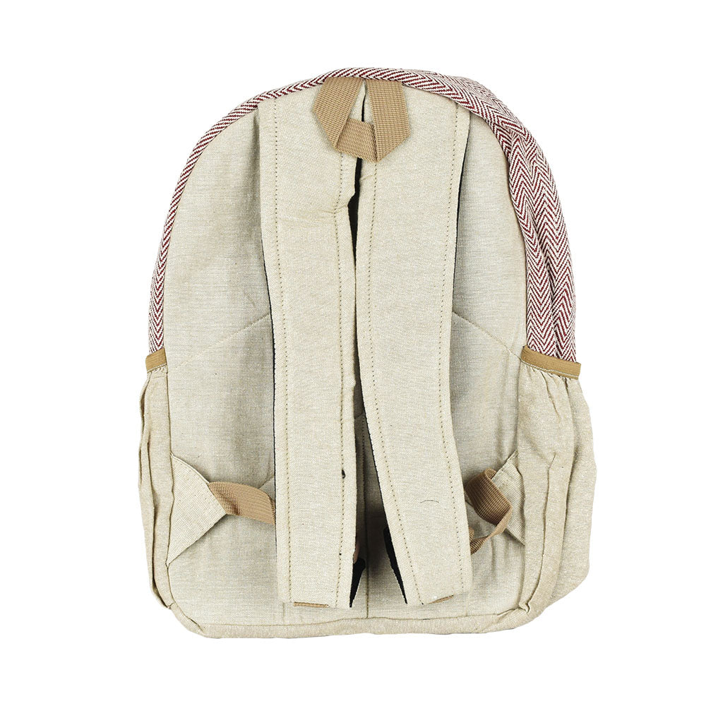 Himalaya Handmade Hemp Backpack - Flower of Life