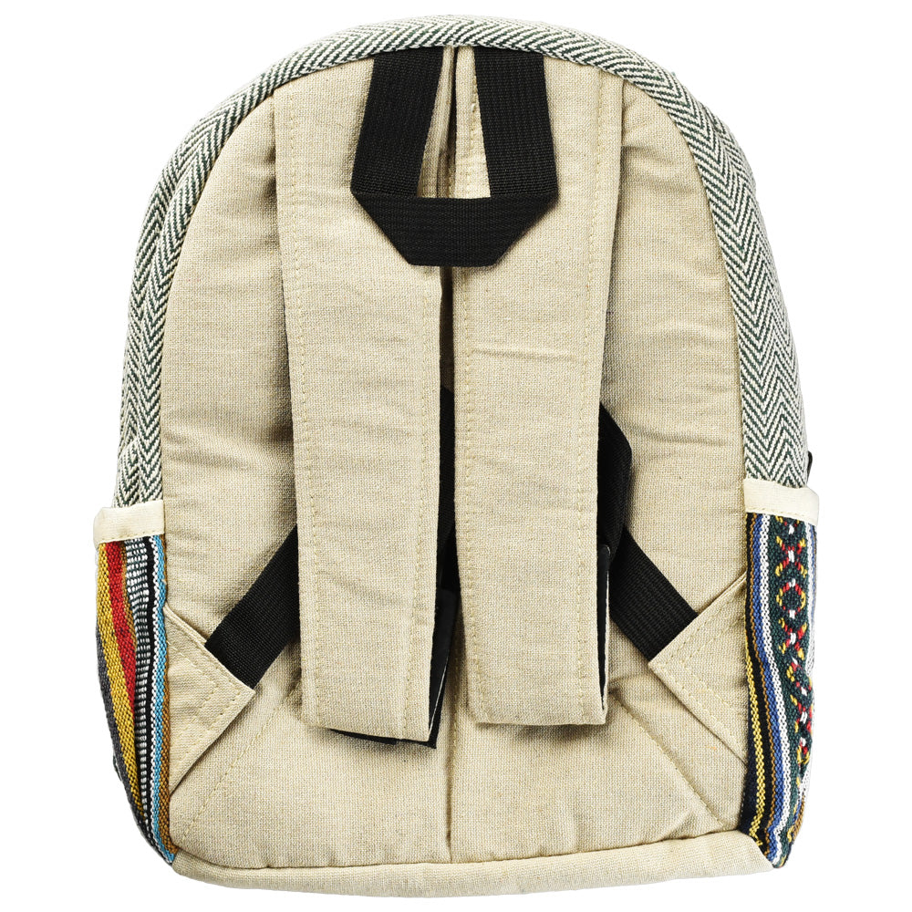 Himalaya Handmade Hemp Backpack - Rainbow Southwestern