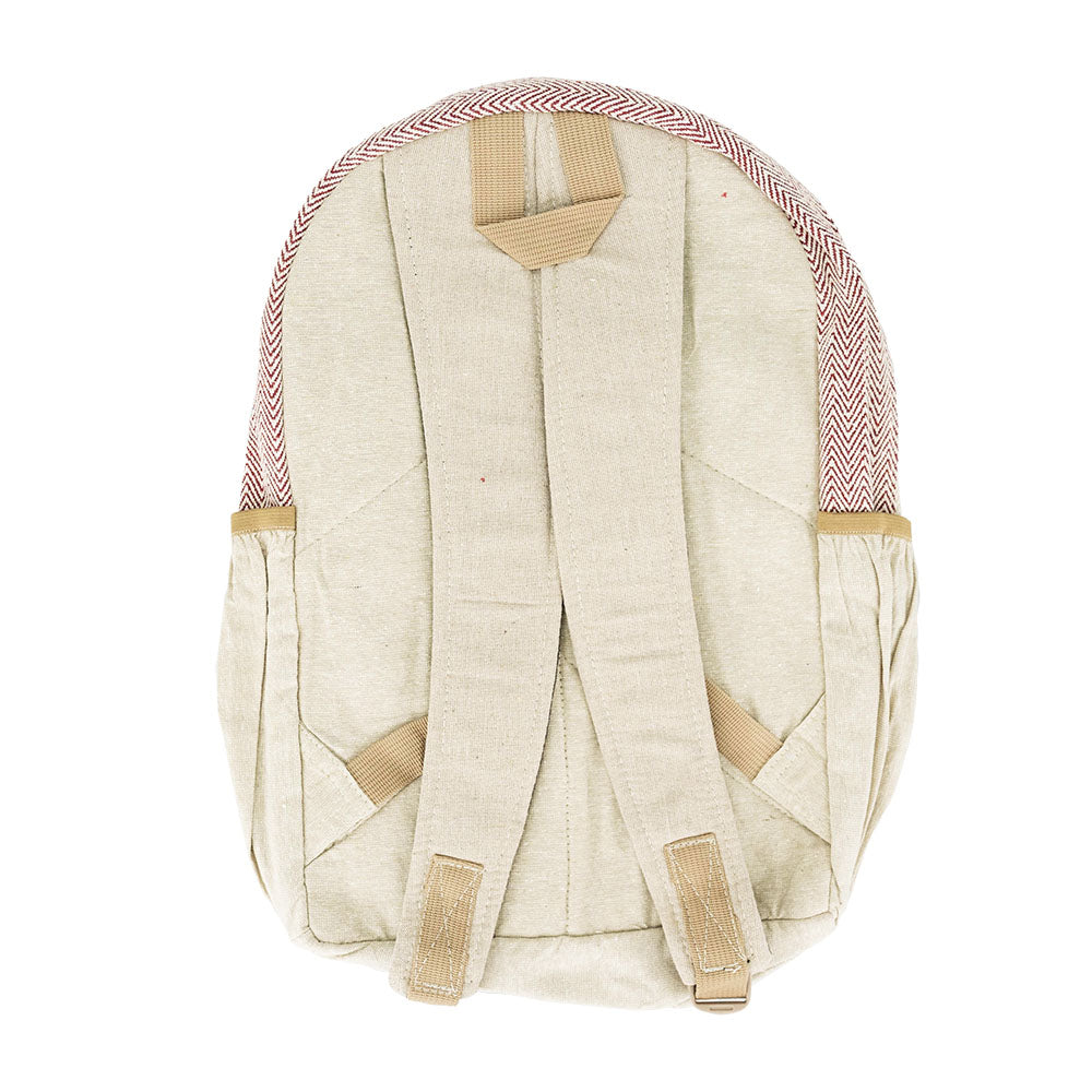 Himalaya Handmade Hemp Backpack - Yin Yang Mandala