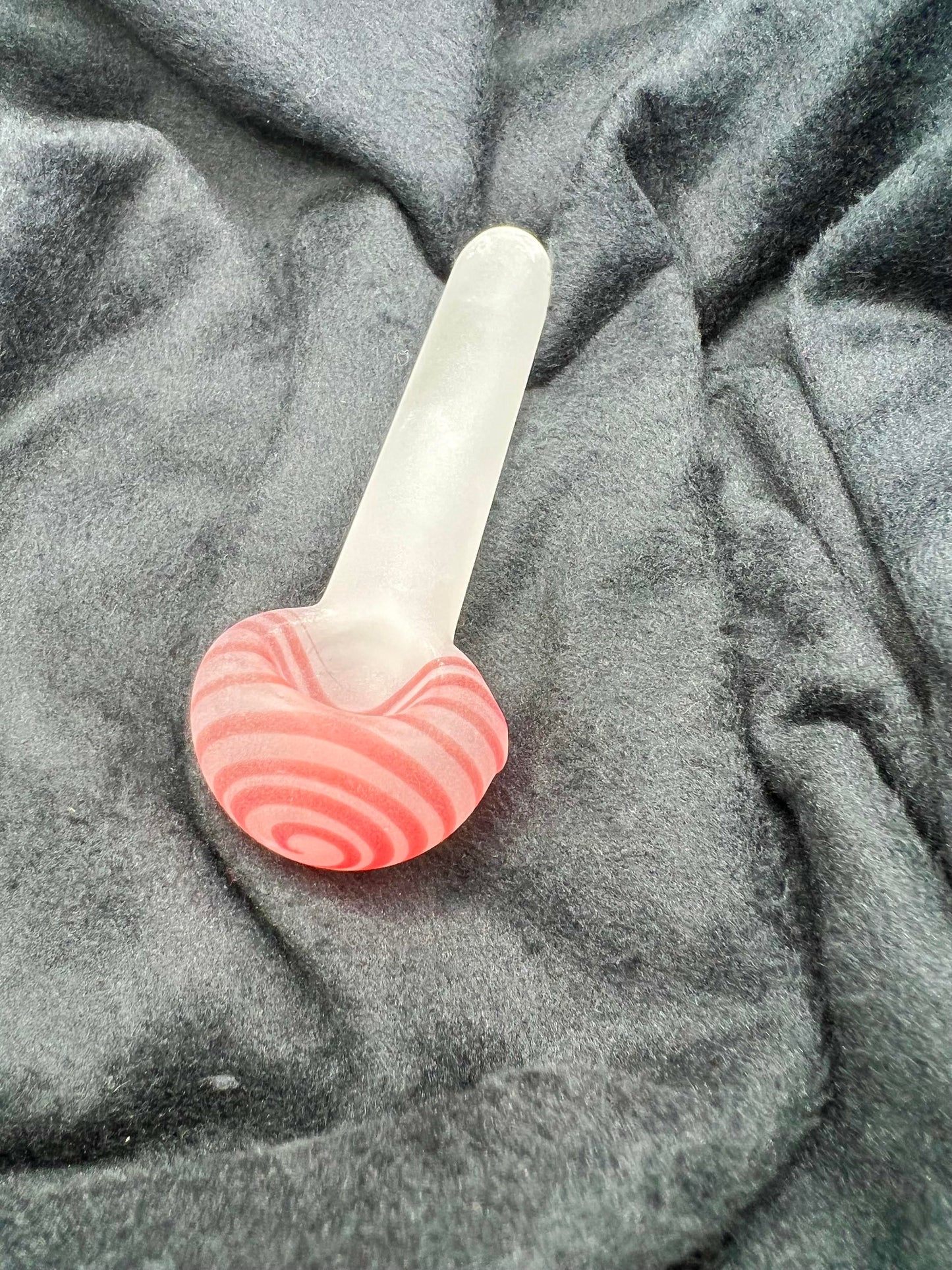 Jerika Frosted Hand Pipe by Jellyfish Glass