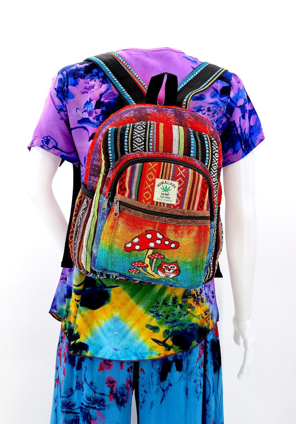 Owl Mushroom Backpack by Himalaya Handmade