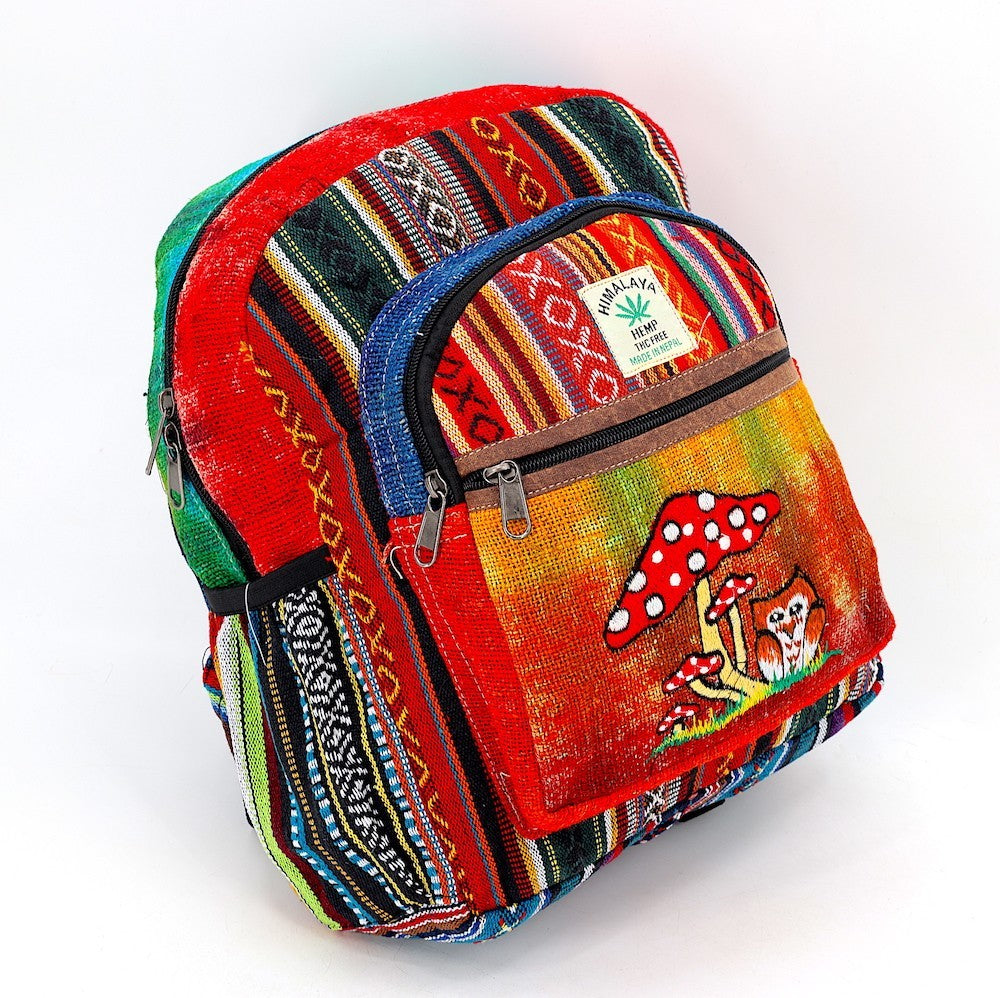 Owl Mushroom Backpack by Himalaya Handmade
