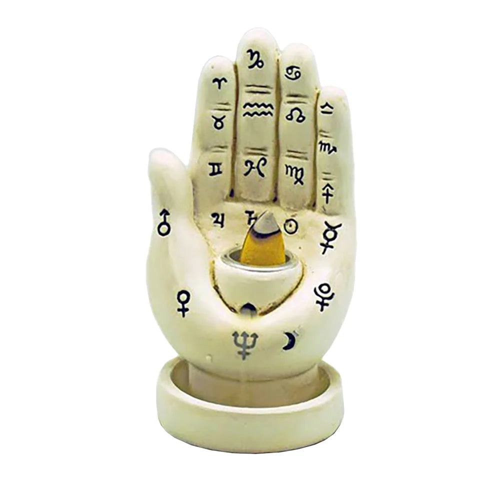 Palmistry Hand Backflow Incense Burner