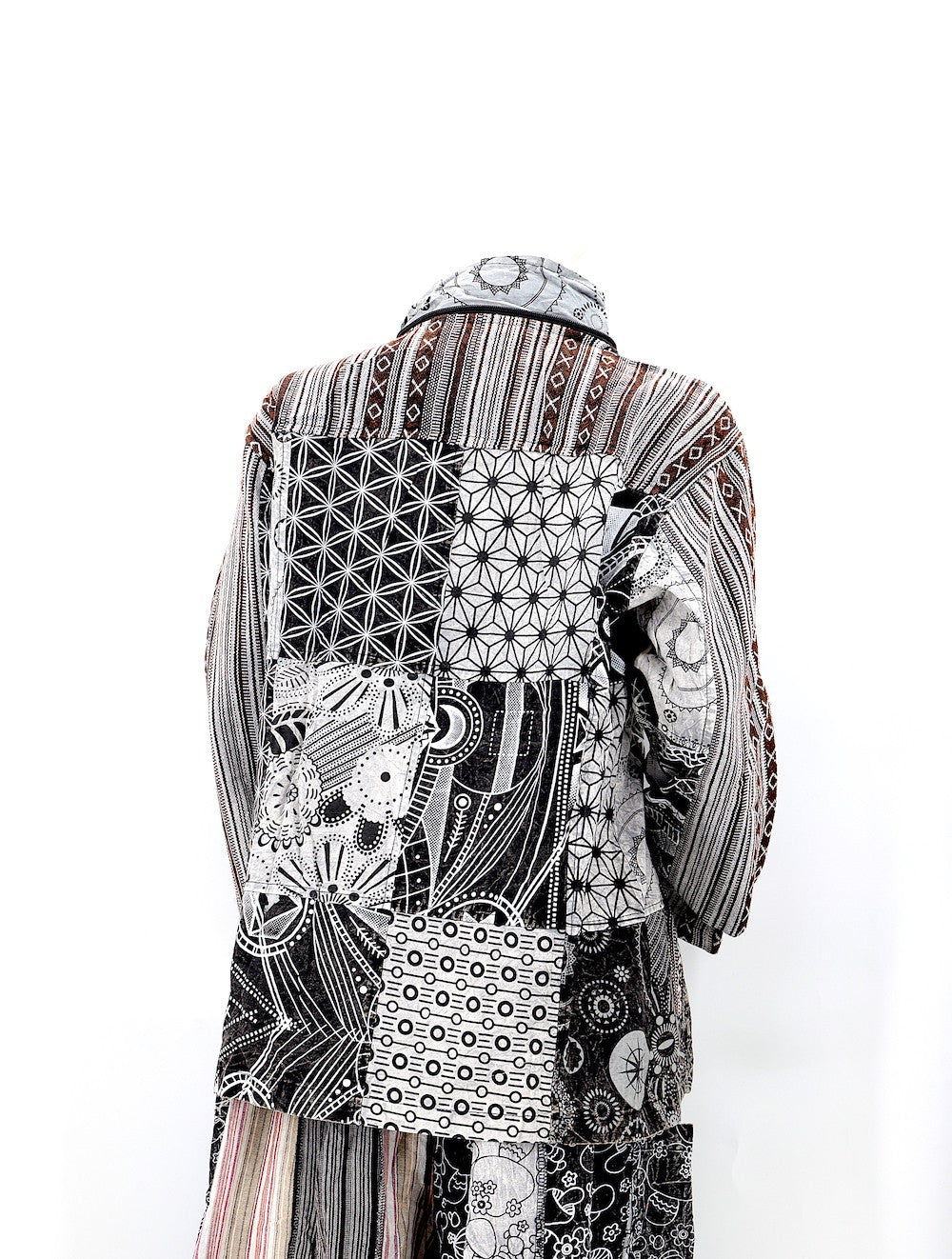 Patchwork Jacket Black/Grey