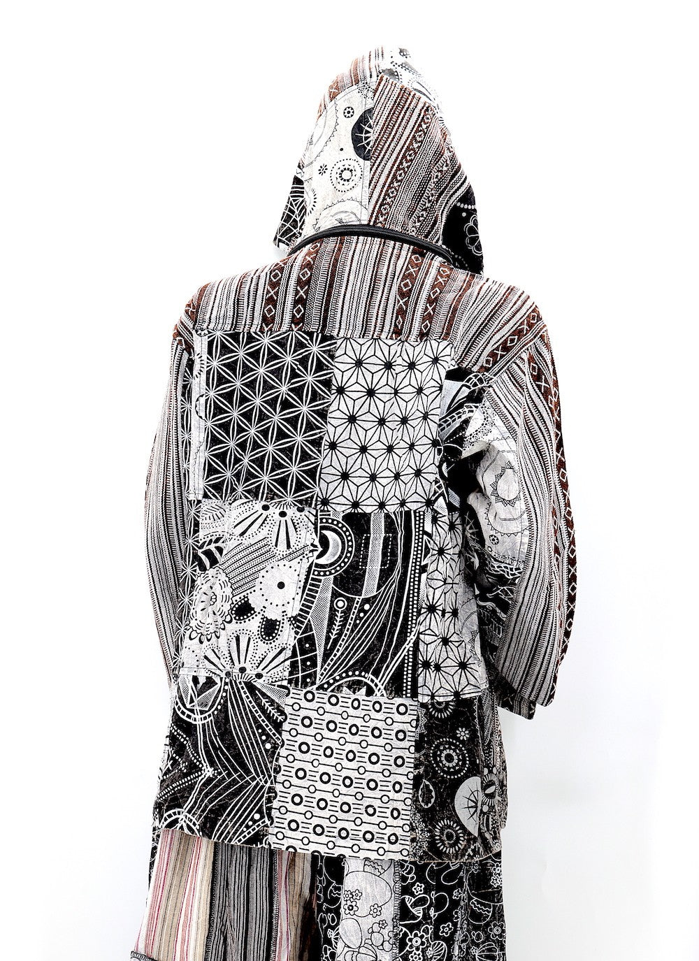 Patchwork Jacket Black/Grey