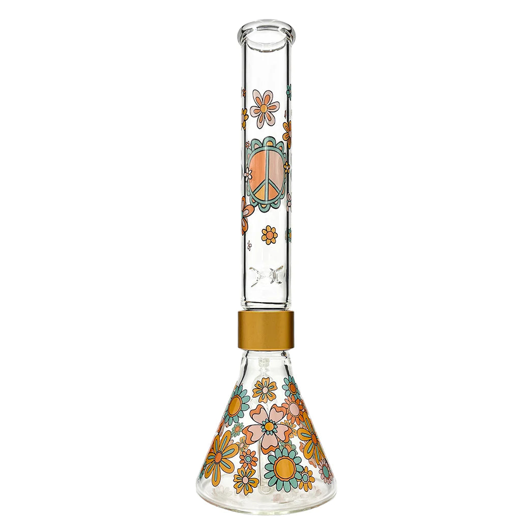 Prism Water Pipes Flower Power Beaker Single Stack
