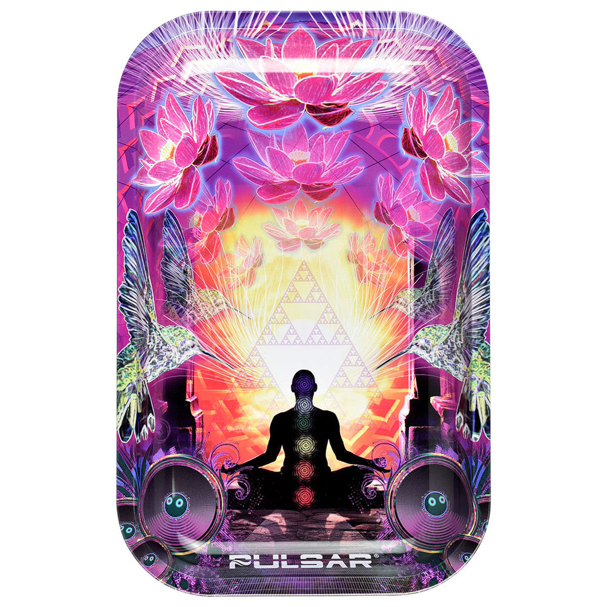 Pulsar Metal Rolling Tray - Sound of Silence
