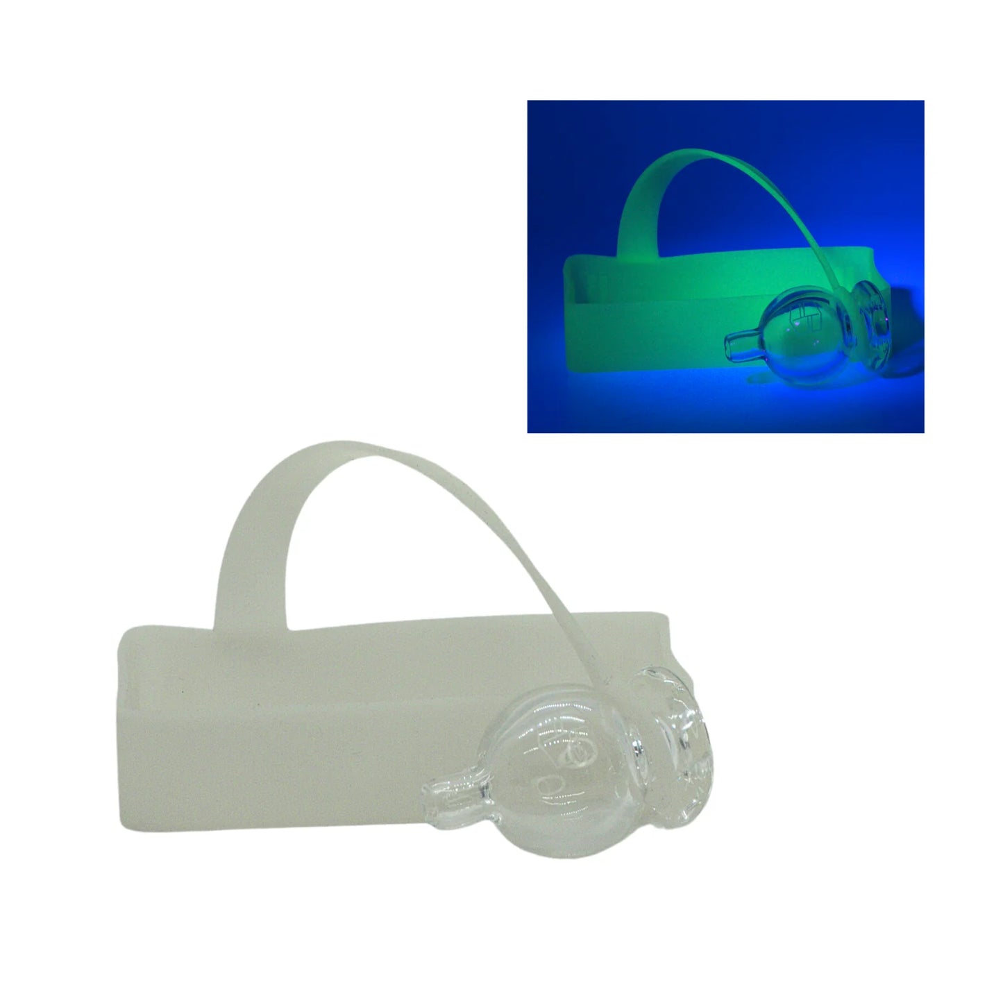 RIO Clear Glow Silicone Tethered Sleeve