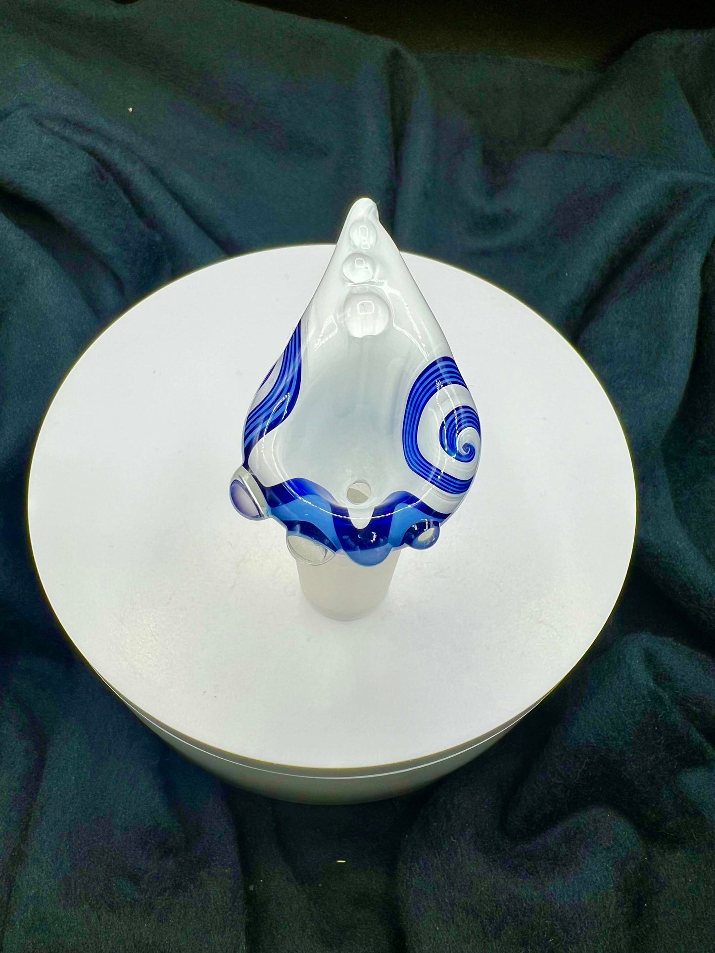 Radical Raindrop Flower Slide by Jellyfish Glass