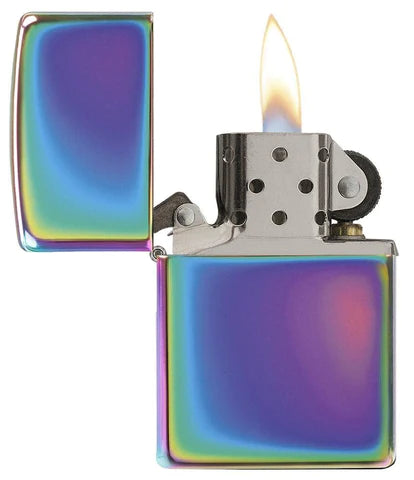 Zippo Lighter - Rainbow Chrome (Classic Multi Color)