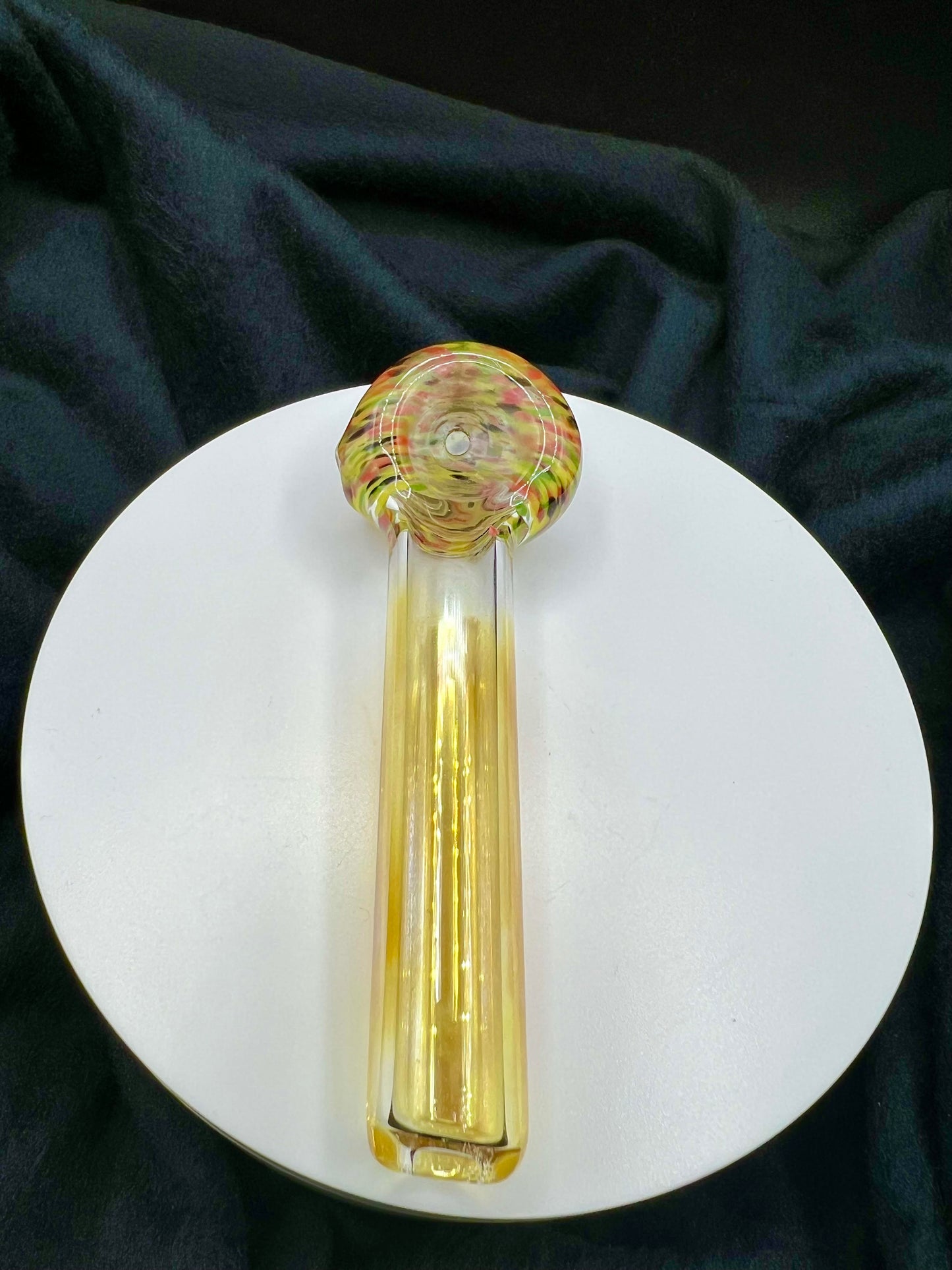 Rasta Frit Novelty Pipe by Jellyfish Glass