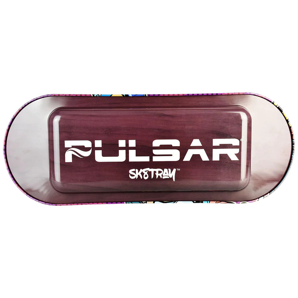 Pulsar SK8 Rolling Tray w/ Magnetic Lid - Garbage Man