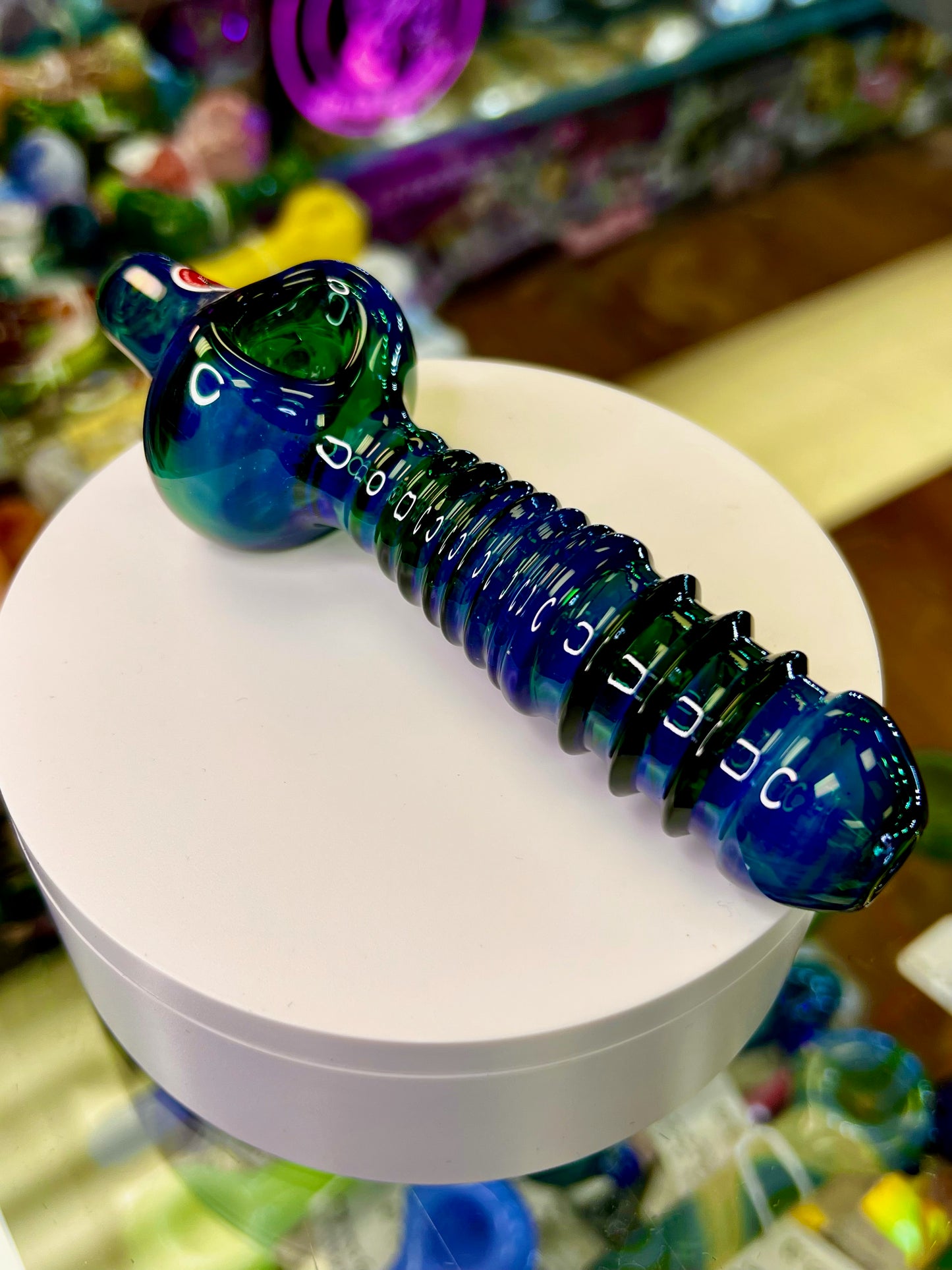 Str8 Glass 4-Hole Spoon