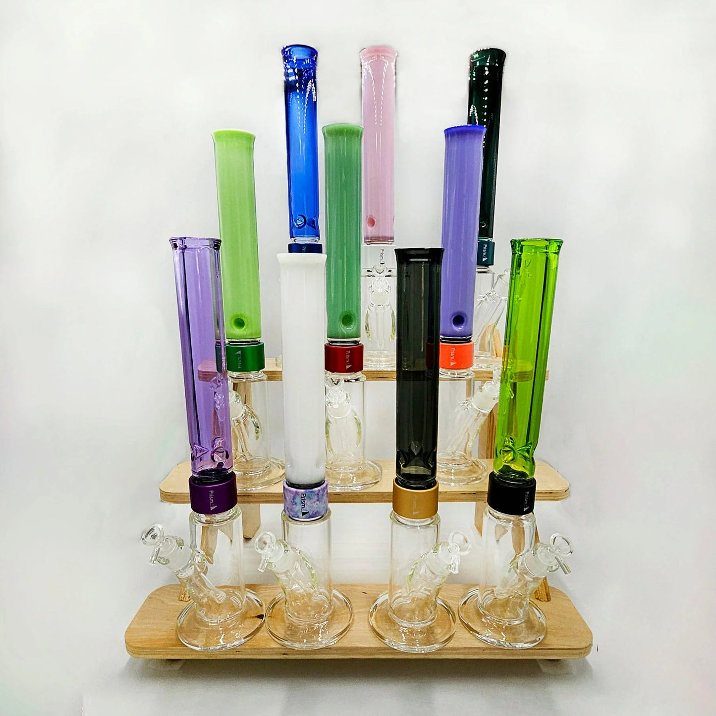 Prism Water Pipes Tall Straight Tube Single Stack