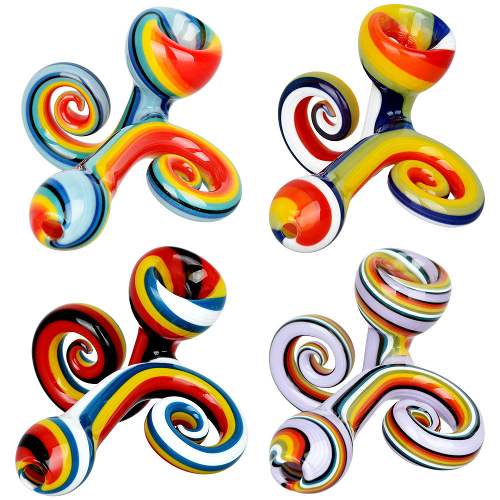Swirling Wonder Wig Wag Hand Pipe