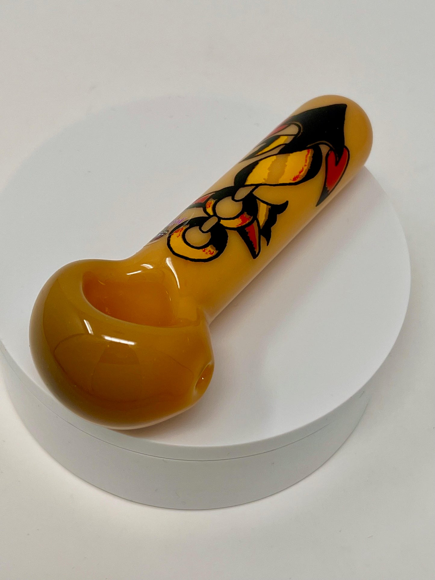 Jellyfish Glass Tattoo Spoons