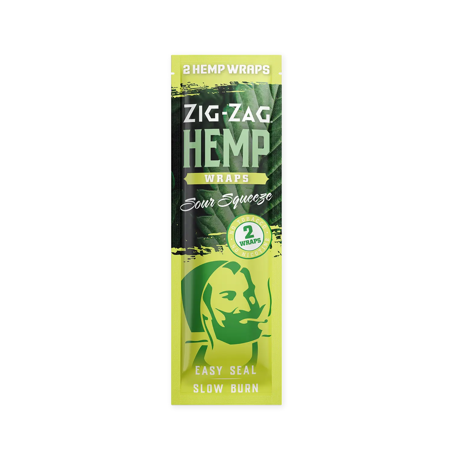 Zig Zag Hemp Wraps - 2 pk - Sour Squeeze