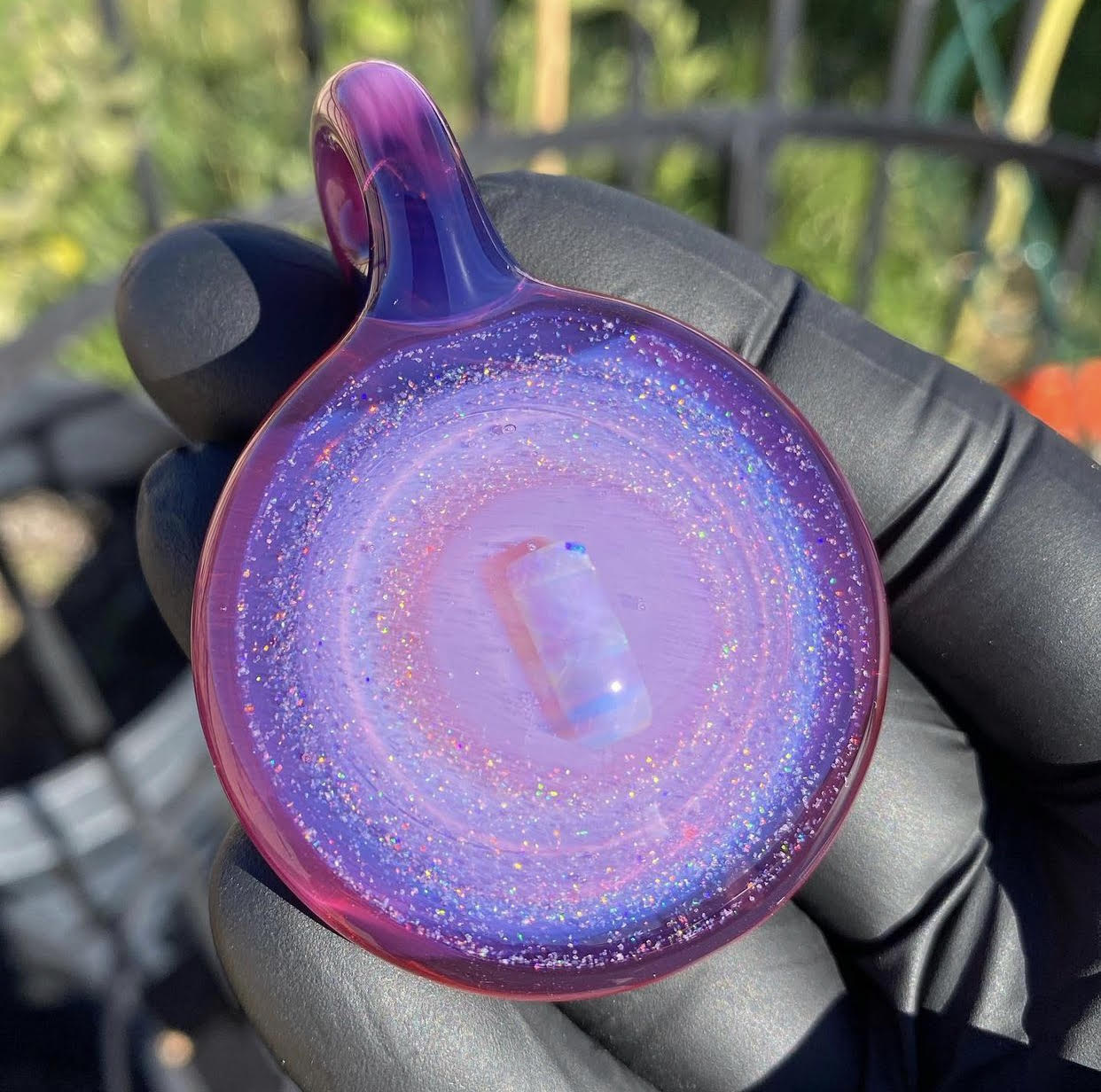 Kevin Bergesson Royal Jelly/Karmeline/Rosaline Cropal & Opal Pendant