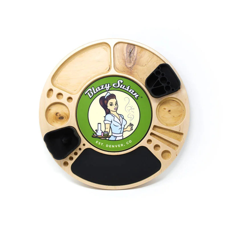 Blazy Susan Spinning Tray - Birch