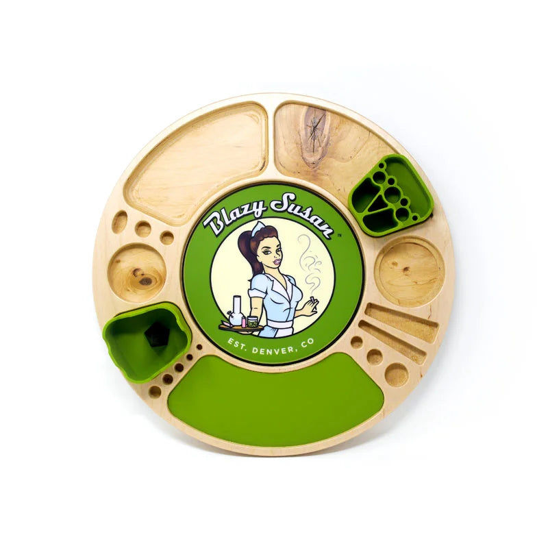 Blazy Susan Spinning Tray - Birch