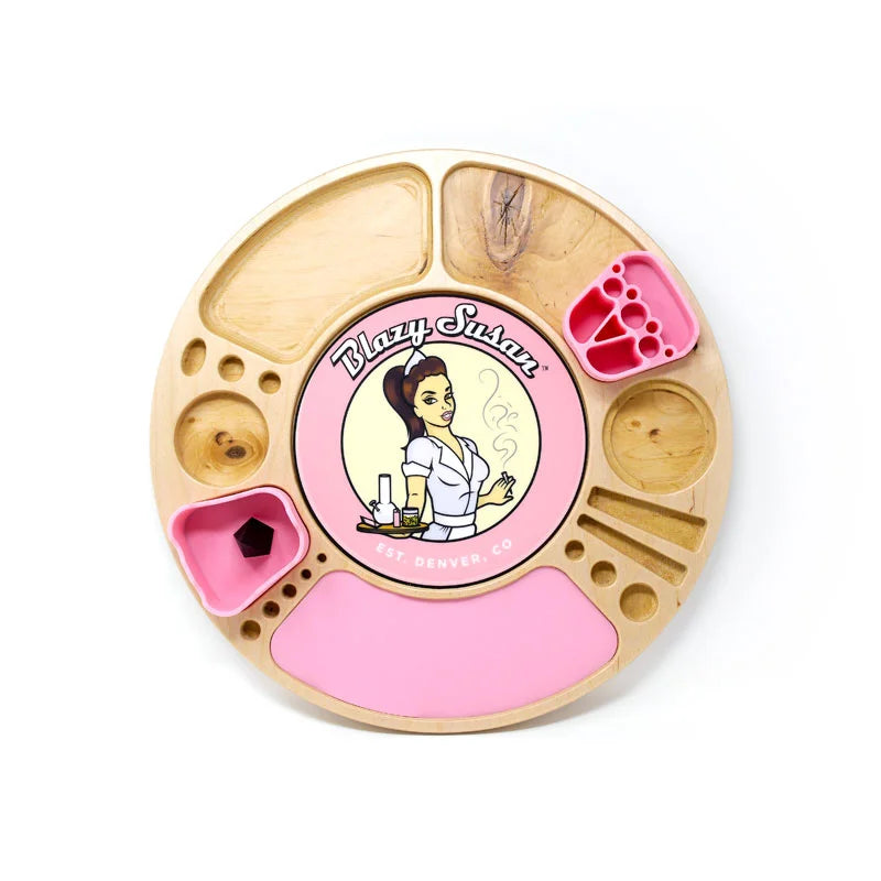 Blazy Susan Spinning Tray - Birch