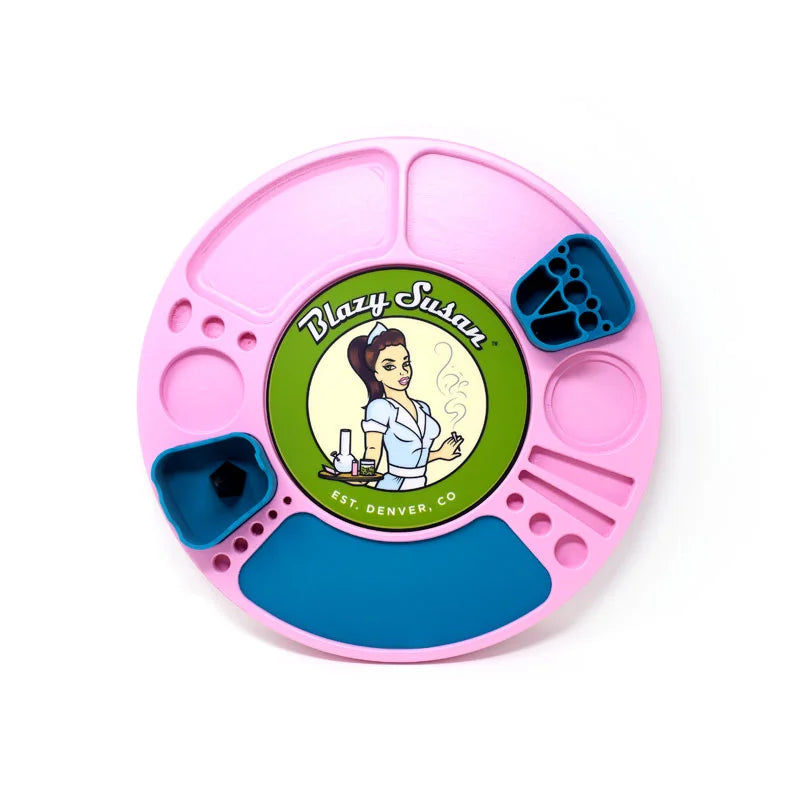 Blazy Susan Spinning Tray - Pink