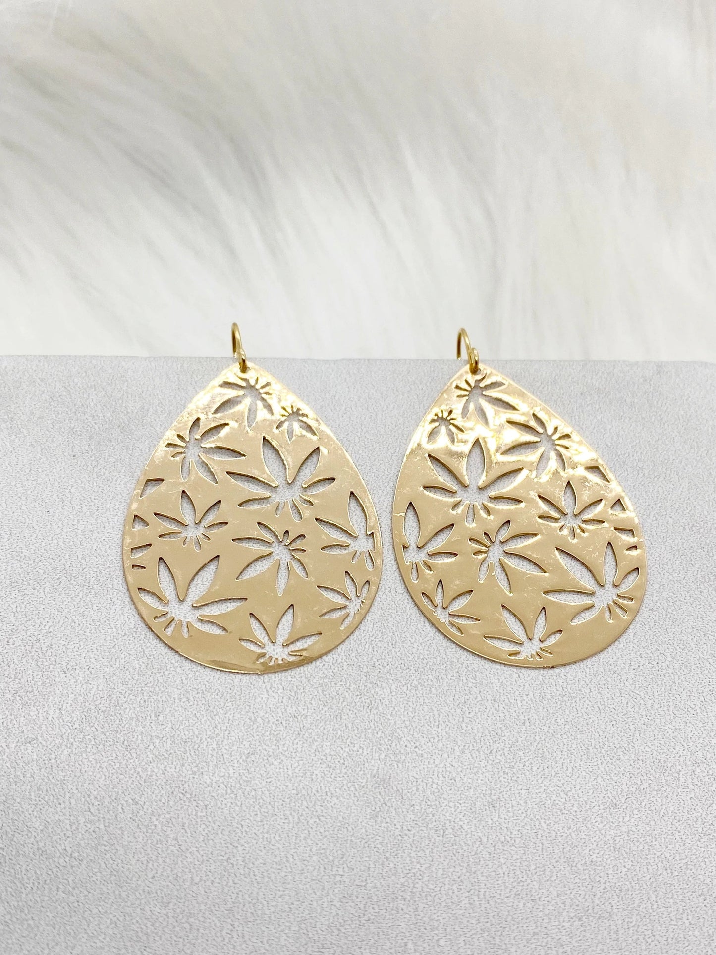 MJ2 Teardrop Earrings - Gold