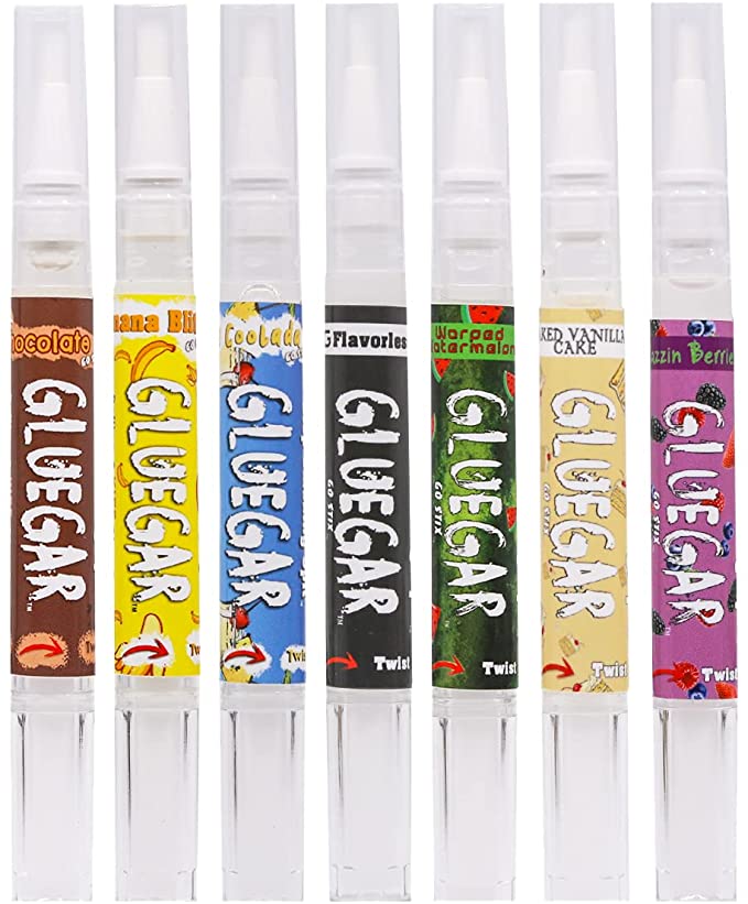 Gluegar Flavored Rolling Glue - 3 ml Brush Pens - Misc Flavors