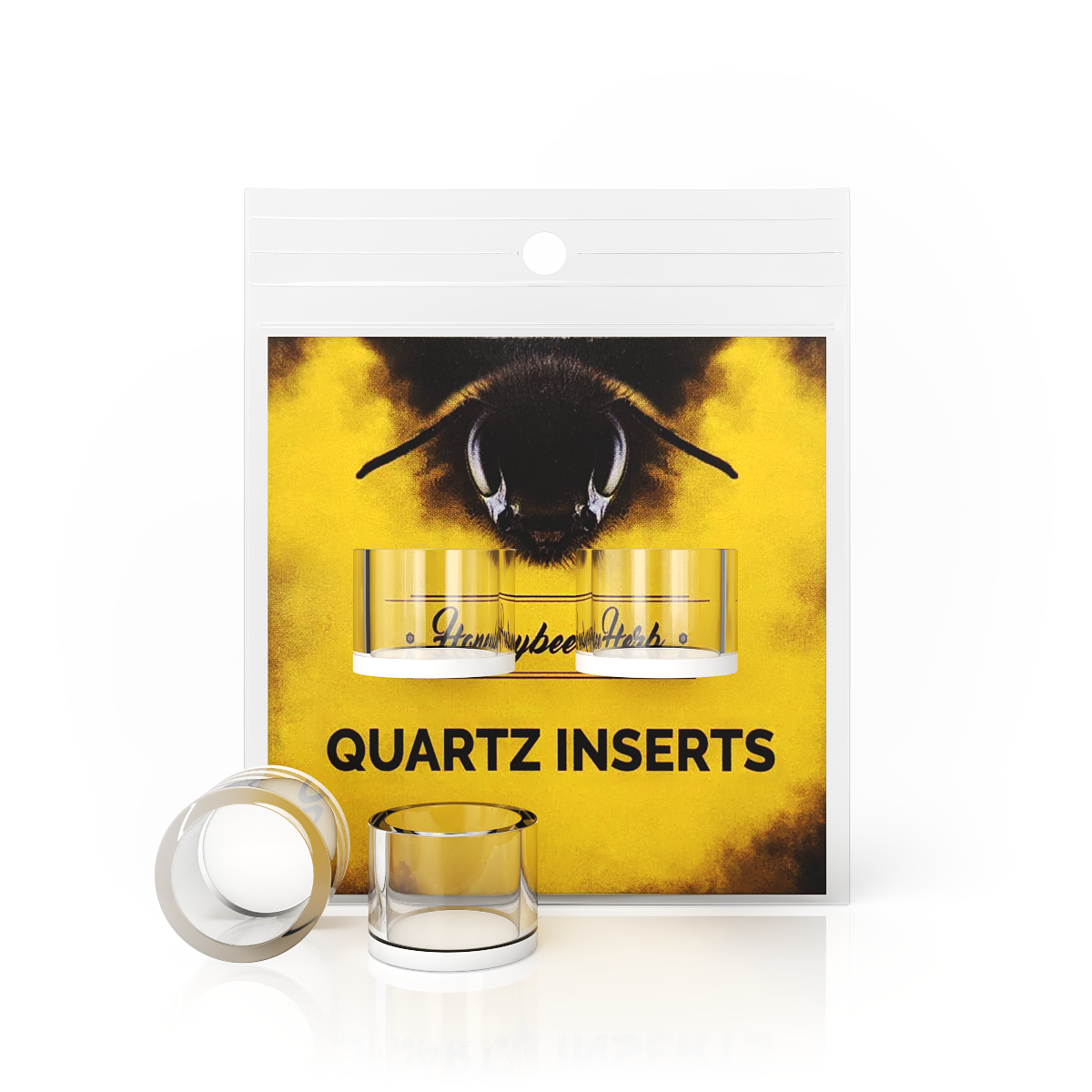 Honeybee Herb Honey & Milk Cups Quartz Inserts