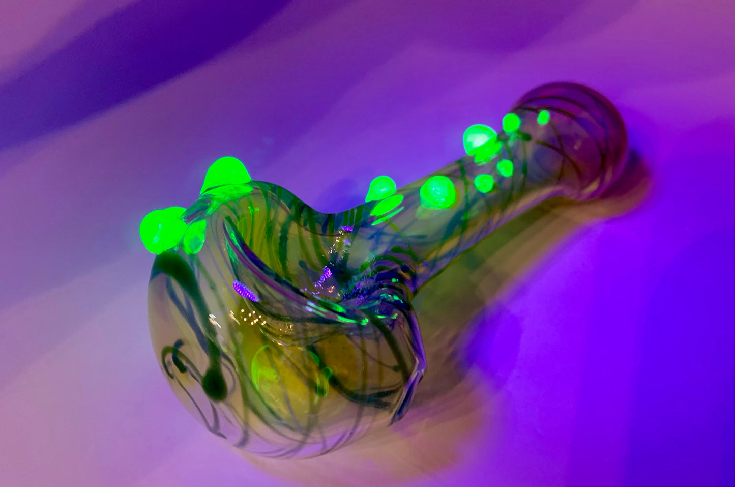 Island Glass UV Reactive Spoon