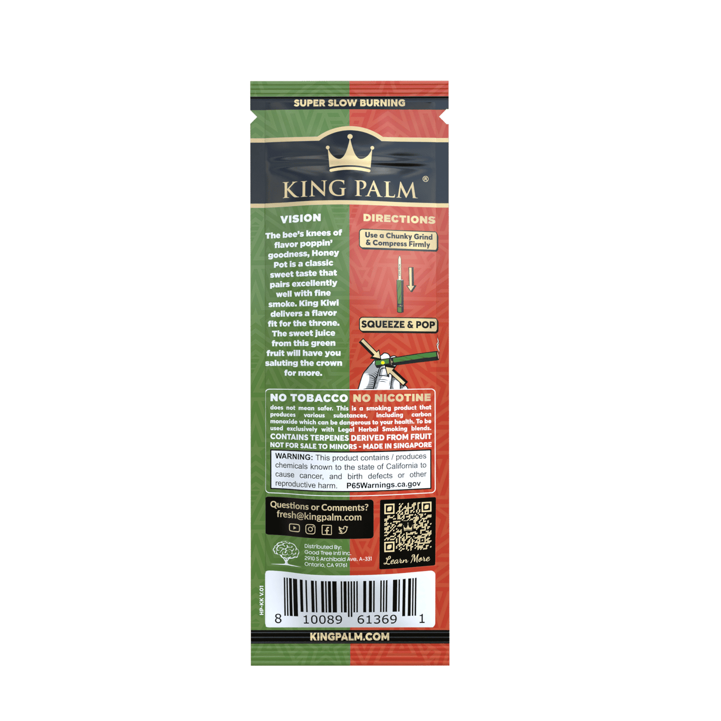 King Palm Dual Pack - Honey Pot & King Kiwi