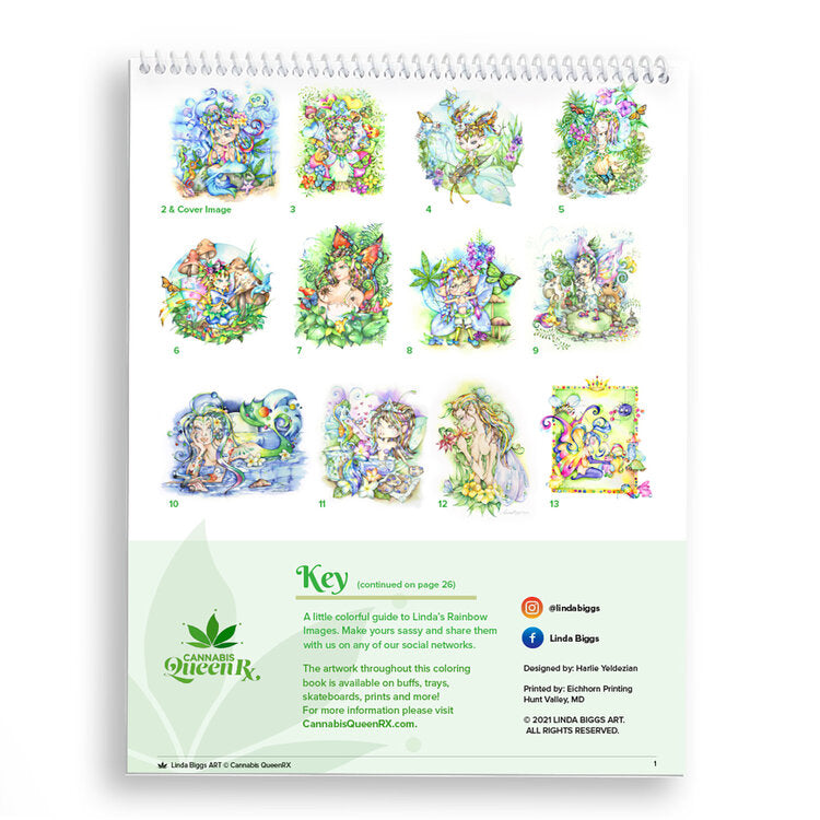 Linda Biggs Adult Coloring Book Volume 2