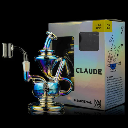 MJ Arsenal Iriedescent Claude Mini Dab Rig