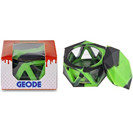Ooze Geode Silicone & Glass Container