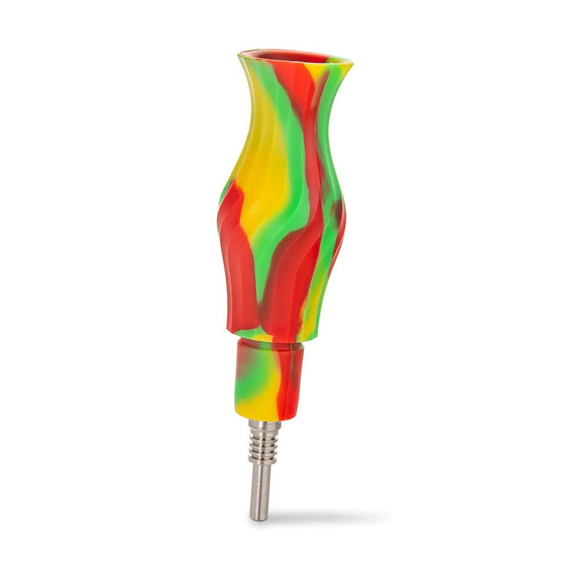 Ooze Ozone Silicone Water Pipe & Nectar Collector - Rasta