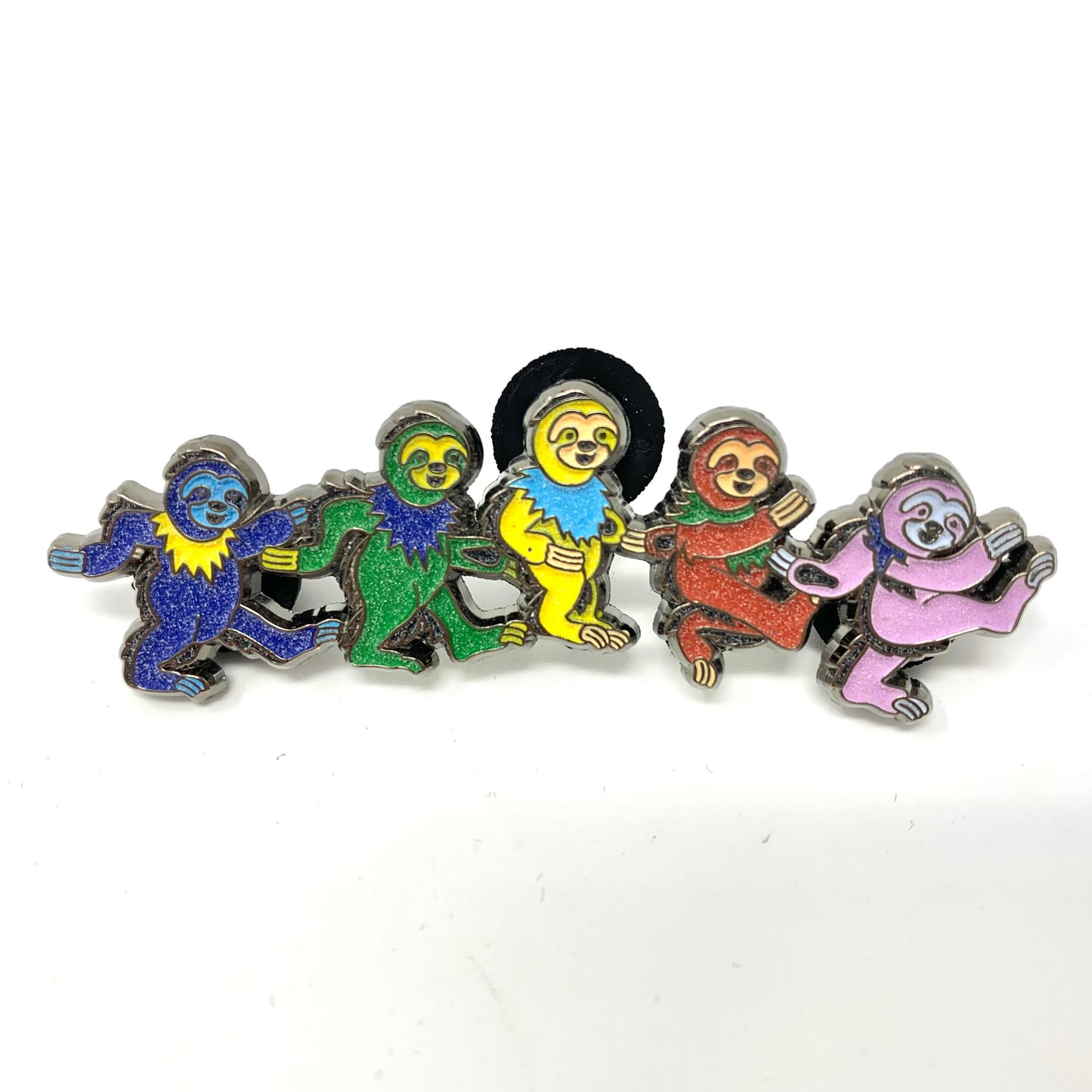 Grateful Sloths Pin - Glow In The Dark